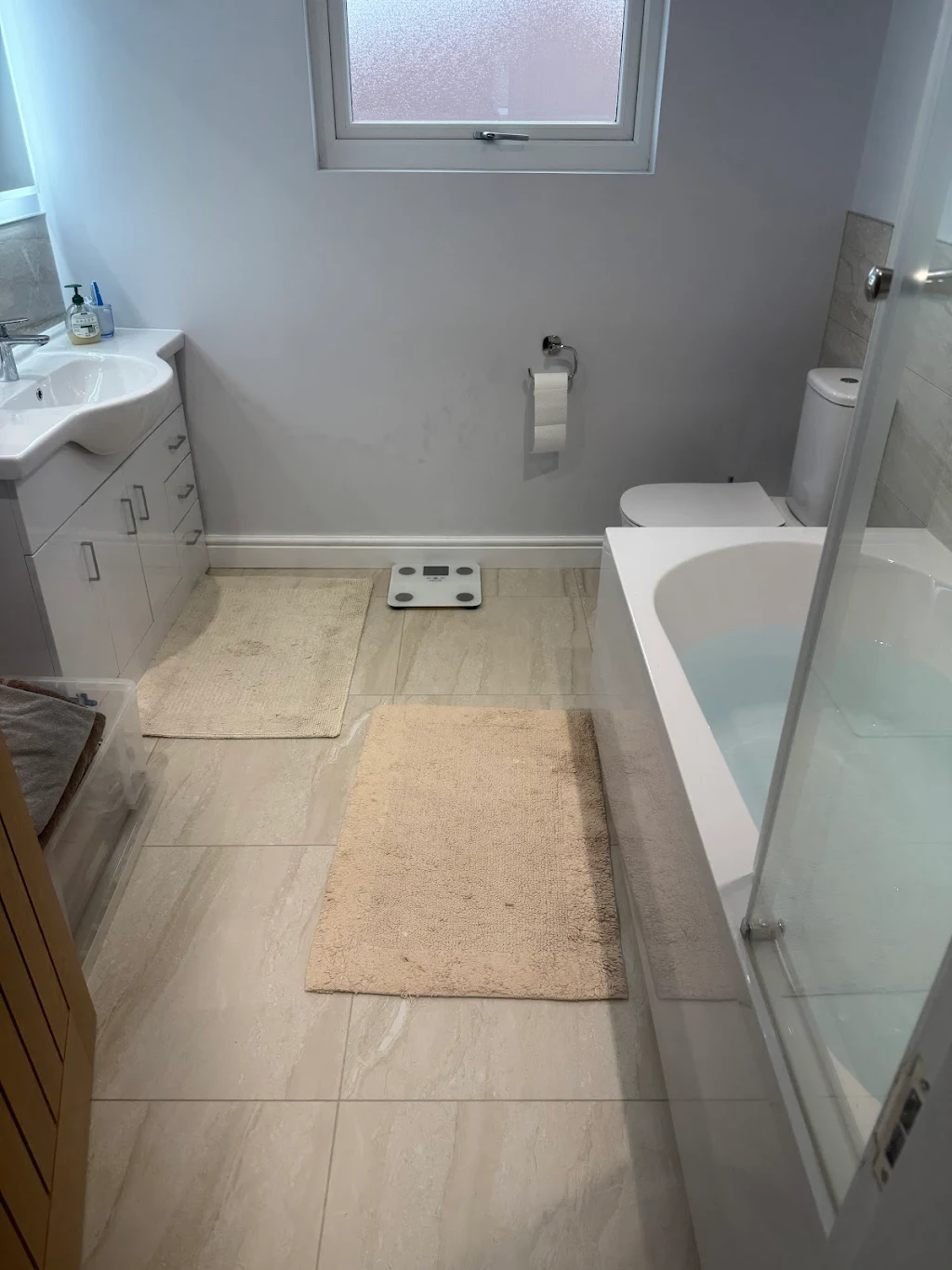 Bathroom tiling