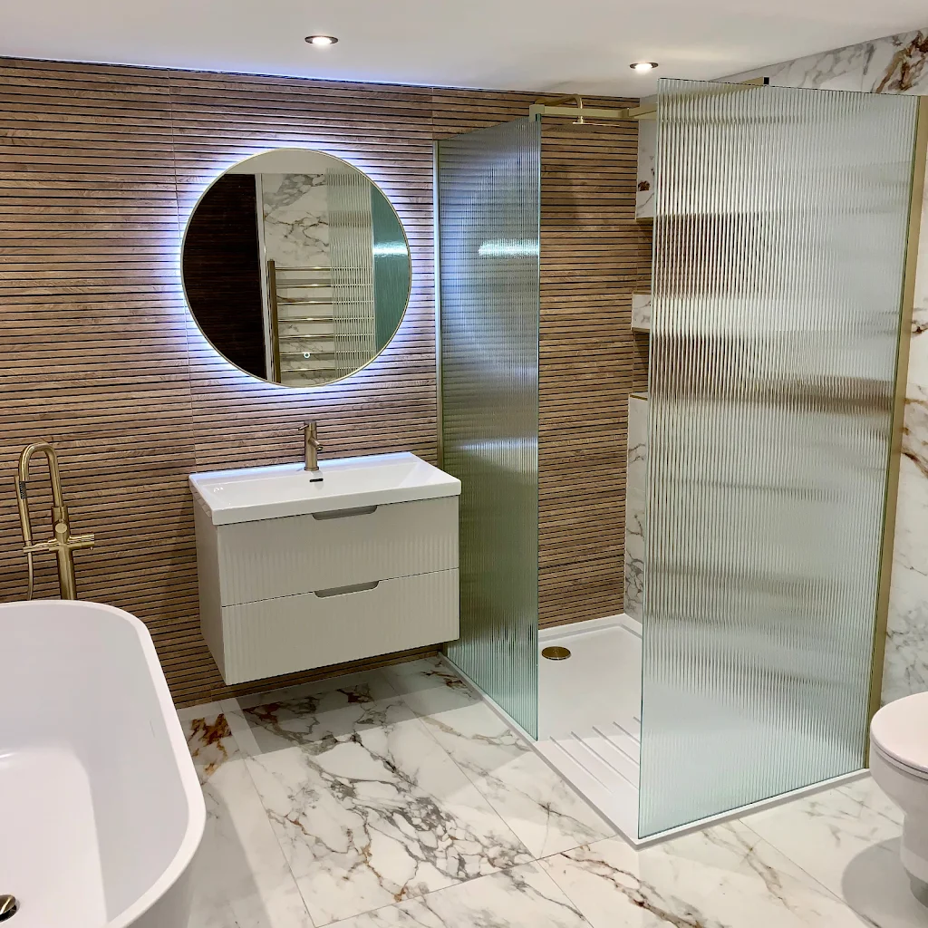 Bathroom tiling