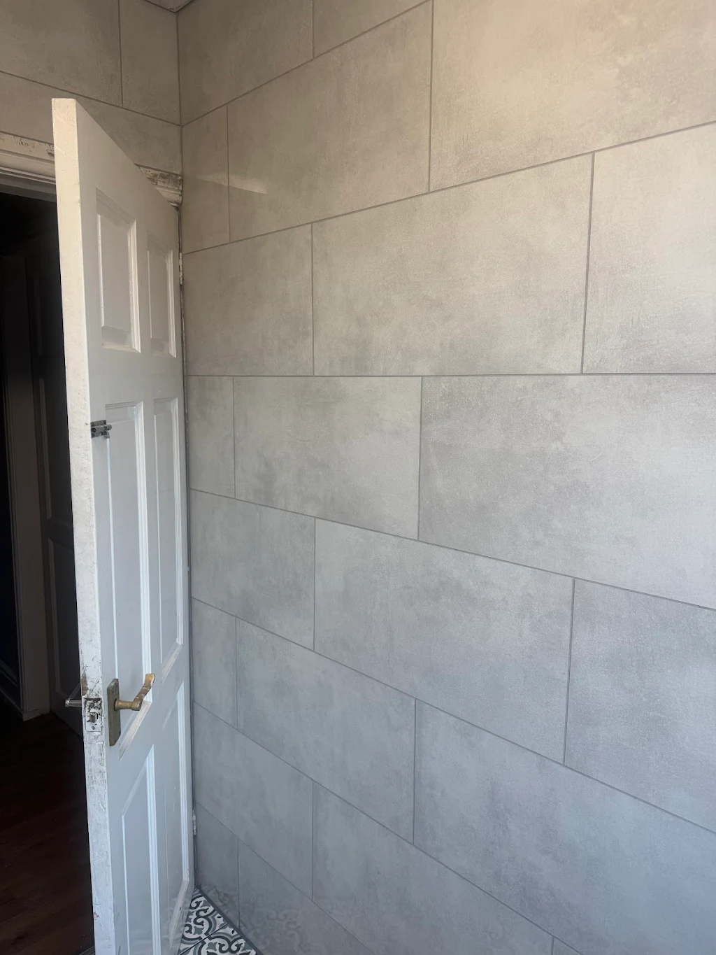 Bathroom tiling