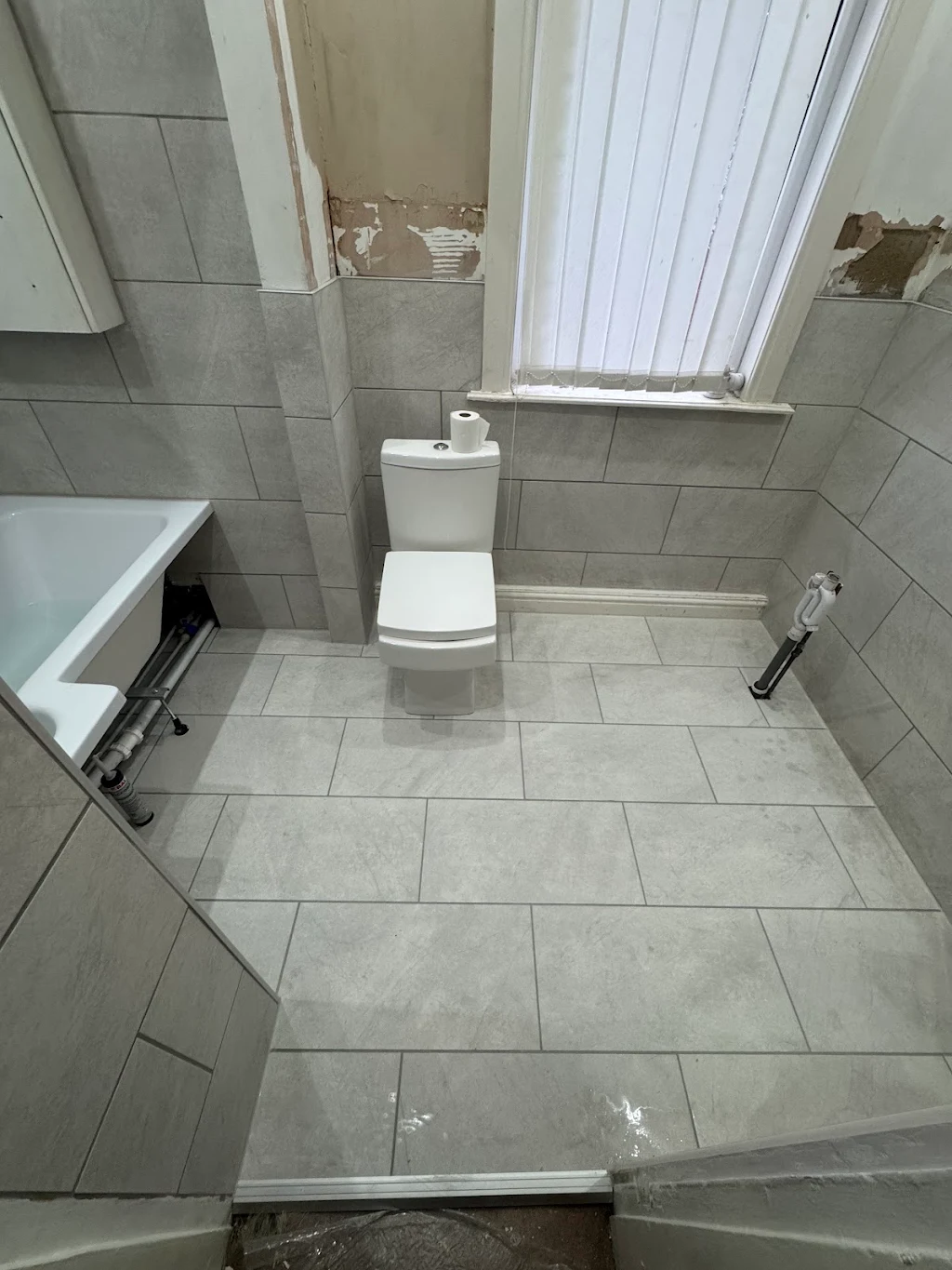 Bathroom tiling