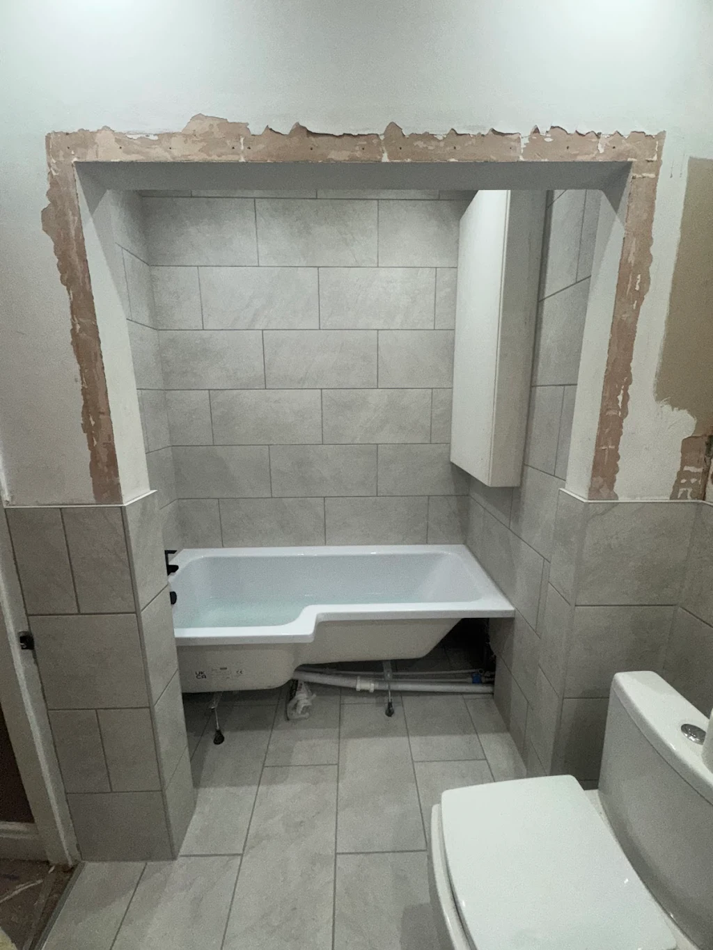 Bathroom tiling