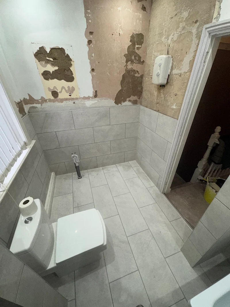 Bathroom tiling